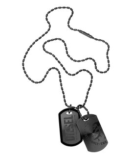 Diesel Dog Tags Joia Colar Homem DX0014040