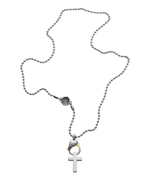 Diesel Cross Joia Colar Cruz Homem DX1149040 Diesel Cross Joia Colar Cruz Homem DX1149040