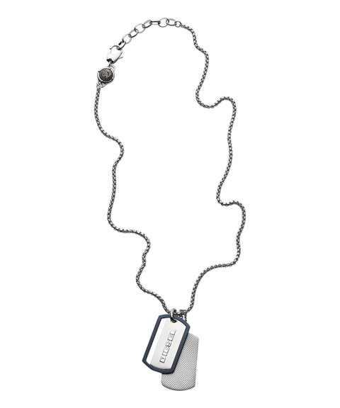 Diesel Double Dog Tag Joia Colar Homem DX1197040 Diesel Double Dog Tag Joia Colar Homem DX1197040