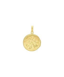 DonaZinda Medalhão Jewel Necklace Pendant 19.2K Gold Ladies DZGOB4709