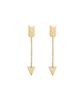 Omnia Ethno Arrow Joia Brincos Mulher E1556X-D