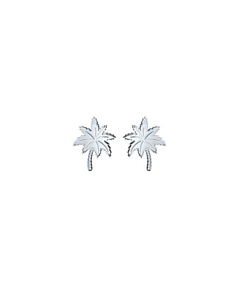 Omnia Tropical Palm Tree Joia Brincos Mulher E1612-P Omnia Tropical Palm Tree Joia Brincos Mulher E1612-P