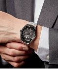 Edifice Automático Carbono Relógio Homem EFK-100CD-1AER