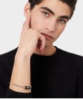 Emporio Armani Black Matte Lacquer Joia Pulseira Homem EGS2920040 Emporio Armani Black Matte Lacquer Joia Pulseira Homem EGS2920040