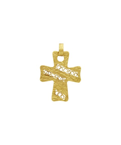 DonaZinda Cruz Joia Pendente Colar Cruz Ouro 19.2K Mulher CRSE0352001 DonaZinda Cruz Joia Pendente Colar Cruz Ouro 19.2K Mulher CRSE0352001