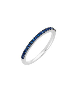 Encantus Half Eternity Sapphire Joia Anel Ouro 18K e Safira Mulher ENC18KAA030978ZF