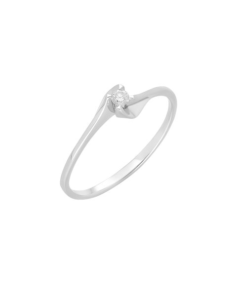 Encantus Solitaire Joia Anel Ouro 18K e Diamante Mulher ENC18KAAN0319905