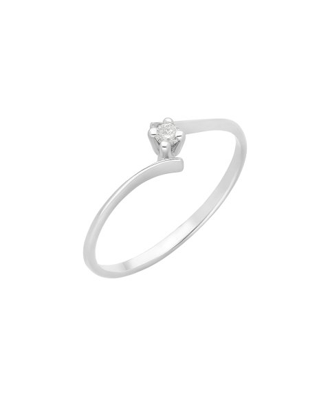 Encantus Solitaire Joia Anel Ouro 18K e Diamante Mulher ENC18KAAN0320005