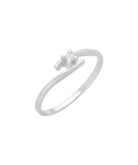 Encantus Solitaire Joia Anel Ouro 18K e Diamante Mulher ENC18KAAN0320105