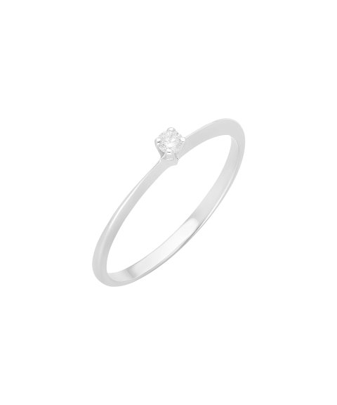 Encantus Solitaire Joia Anel Ouro 18K e Diamante Mulher ENC18KAAN0320205