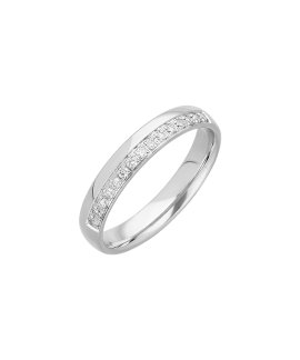 Encantus Evermore 3.5mm Joia Aliança Ouro 19.2K e Diamantes ENCA4P