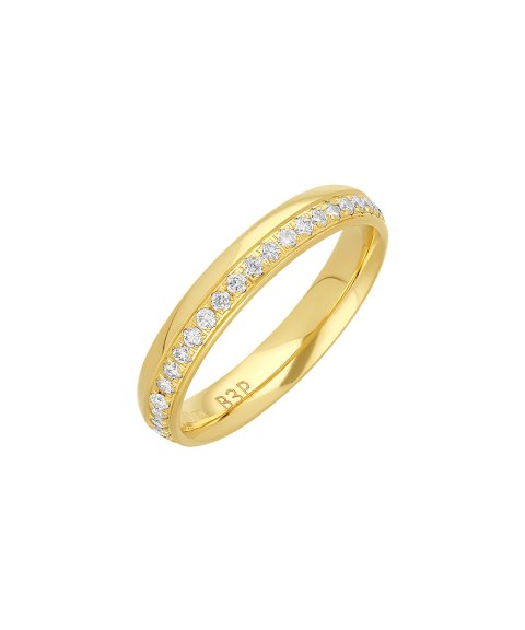 Encantus Evermore 3.5mm Joia Aliança Ouro 19.2K e Diamantes ENCB3P