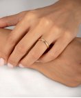 Encantus Evermore 3mm Joia Aliança Ouro 19.2K ENCC1