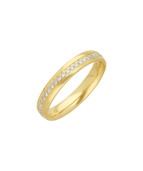 Encantus Evermore 3.5mm Joia Aliança Ouro 19.2K e Diamantes ENCC1P