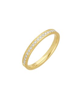 Encantus Evermore 2.5mm Joia Aliança Ouro 19.2K e Diamantes ENCC2P