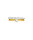 Encantus Evermore Joia Anel Ouro 19.2K e Diamantes Mulher ENCCMANDIA1251