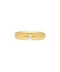 Encantus Evermore 4mm Joia Anel Aliança Ouro 19.2K e Diamante Mulher ENCD1P
