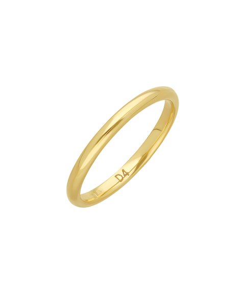 Encantus Evermore 2mm Joia Aliança Ouro 19.2K ENCD4
