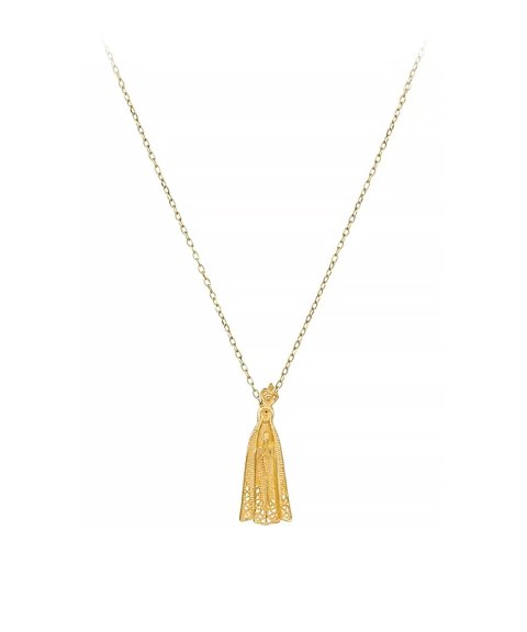Portugal Jewels Nossa Senhora de Fátima Joia Colar Símbolos Portugueses Mulher EPC0076NS.D Portugal Jewels Nossa Senhora de Fátima Joia Colar Símbolos Portugueses Mulher EPC0076NS.D