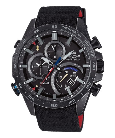 Edifice Bluetooth Chronograph Relógio Toro Rosso Limited Edition Homem EQB-501TRC-1AER Edifice Bluetooth Chronograph Relógio Toro Rosso Limited Edition Homem EQB-501TRC-1AER