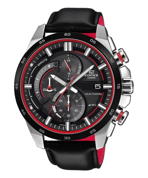 Edifice Racing Solar Chrono Relógio Homem EQS-600BL-1AUEF Edifice Racing Solar Chrono Relógio Homem EQS-600BL-1AUEF