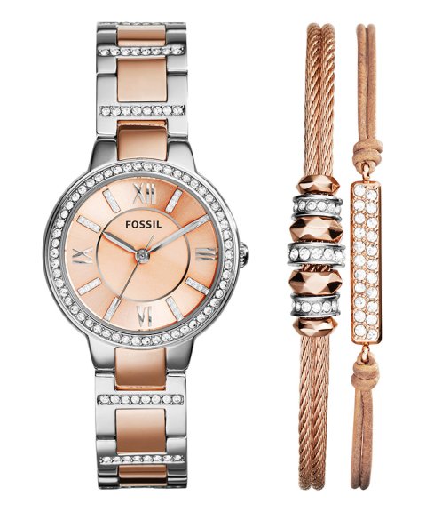 Fossil Virginia Relógio Pulseira Mulher ES3697SET Fossil Virginia Relógio Pulseira Mulher ES3697SET