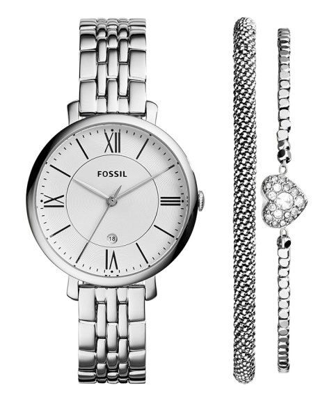 Fossil Jacqueline Relógio Pulseira Set Mulher ES3698SET Fossil Jacqueline Relógio Pulseira Set Mulher ES3698SET