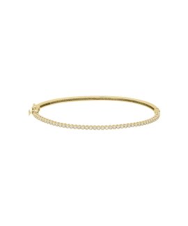 DonaZinda Açucena Joia Pulseira Bangle Ouro 19.2K Mulher ESC01OA