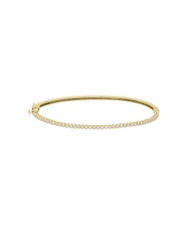 DonaZinda Açucena Joia Pulseira Bangle Ouro 19.2K Mulher ESC01OA