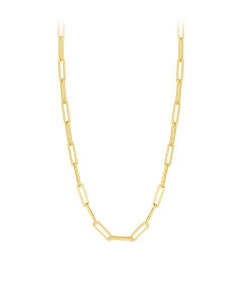 DonaZinda Malha Cadeado Joia Colar Fio Ouro 19.2K FCCDNV2060CM DonaZinda Malha Cadeado Joia Colar Fio Ouro 19.2K FCCDNV2060CM