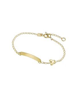 Time Road Joia Pulseira Ouro 9K Menina FG00028/14
