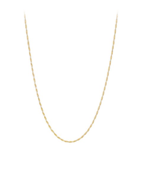 DonaZinda Malha Corda Bicolor Joia Fio Ouro 19.2K FMCBC50CM DonaZinda Malha Corda Bicolor Joia Fio Ouro 19.2K FMCBC50CM