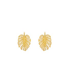Portugal Jewels Ciclo Joia Brincos Monstera Mulher FPB0120MO.D