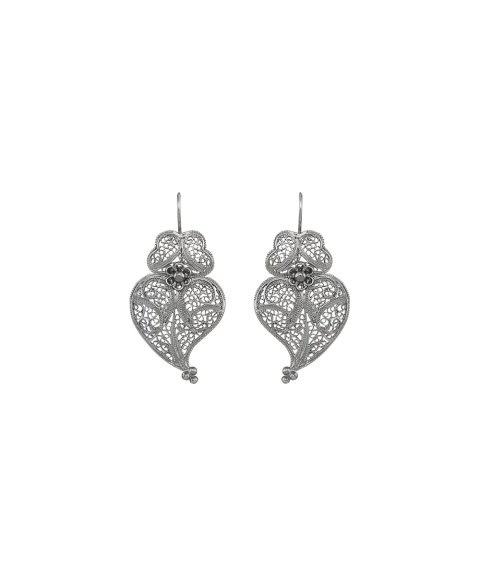 Portugal Jewels Coração de Viana Joia Brincos Os Clássicos Mulher FPB0174CV_55