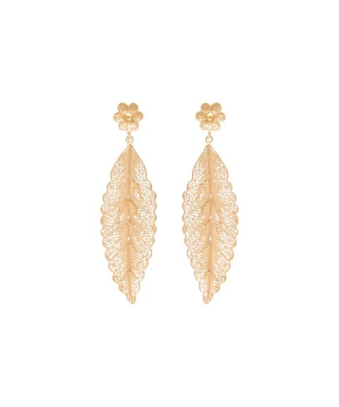 Portugal Jewels Folha Joia Brincos Mulher FPB0240.D_65