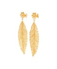 Portugal Jewels Folha Joia Brincos Mulher FPB0240.D