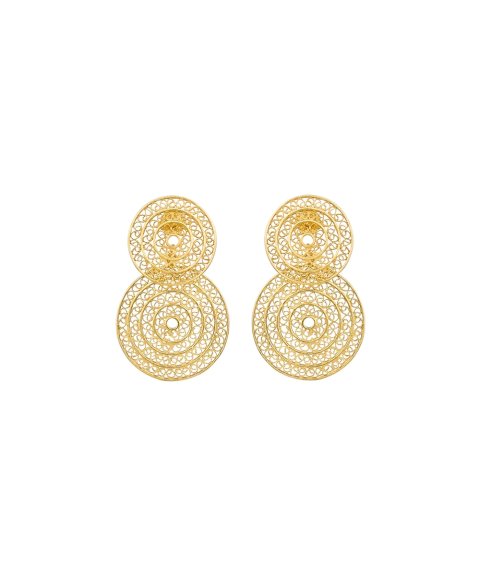 Portugal Jewels Círculos Joia Brincos Mulher FPB0290.D