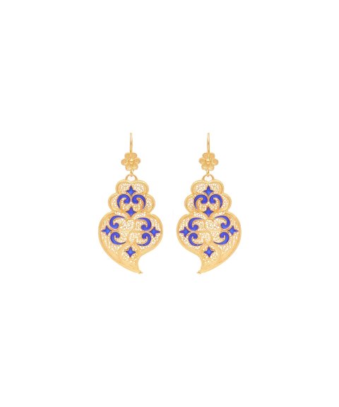 Portugal Jewels Azulejo Joia Brincos Coração de Viana Mulher FPB0300CV.ED Portugal Jewels Azulejo Joia Brincos Coração de Viana Mulher FPB0300CV.ED