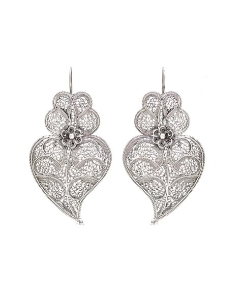 Portugal Jewels Coração de Viana Joia Brincos Clássicos Mulher FPB0525CV Portugal Jewels Coração de Viana Joia Brincos Clássicos Mulher FPB0525CV