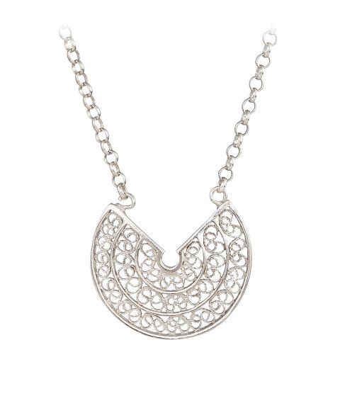 Portugal Jewels 3 4 Círculos Joia Colar Formas Mulher FPC0158FO Portugal Jewels 3 4 Círculos Joia Colar Formas Mulher FPC0158FO