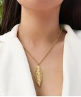 Portugal Jewels Folha Joia Colar Mulher FPC0165.D_55 Portugal Jewels Folha Joia Colar Mulher FPC0165.D_55