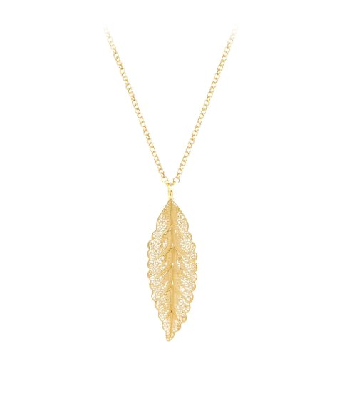 Portugal Jewels Folha Joia Colar Mulher FPC0165.D_55 Portugal Jewels Folha Joia Colar Mulher FPC0165.D_55
