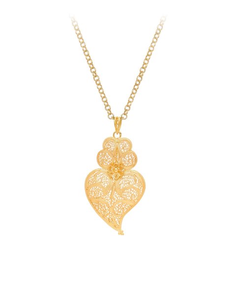 Portugal Jewels Coração de Viana Joia Colar Mulher FPC0325CV.D Portugal Jewels Coração de Viana Joia Colar Mulher FPC0325CV.D