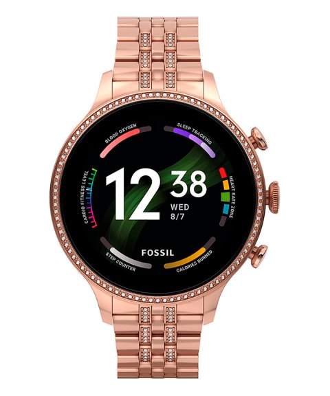 Fossil Q Gen 6 Relógio Smartwatch Mulher FTW6077 Fossil Q Gen 6 Relógio Smartwatch Mulher FTW6077