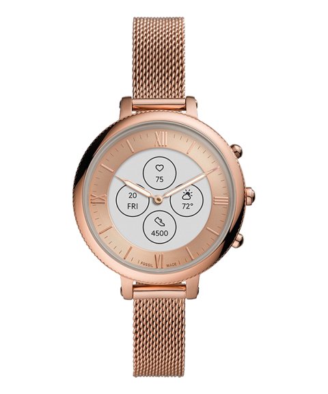 Fossil Monroe Rose Relógio Hybrid Smartwatch Mulher FTW7039