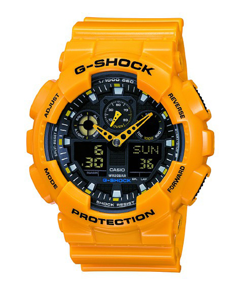 G-Shock Classic Relógio Homem GA-100A-9AER G-Shock Classic Relógio Homem GA-100A-9AER