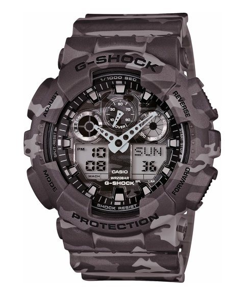 G-Shock Classic Camouflage Relógio Homem GA-100CM-8AER G-Shock Classic Camouflage Relógio Homem GA-100CM-8AER