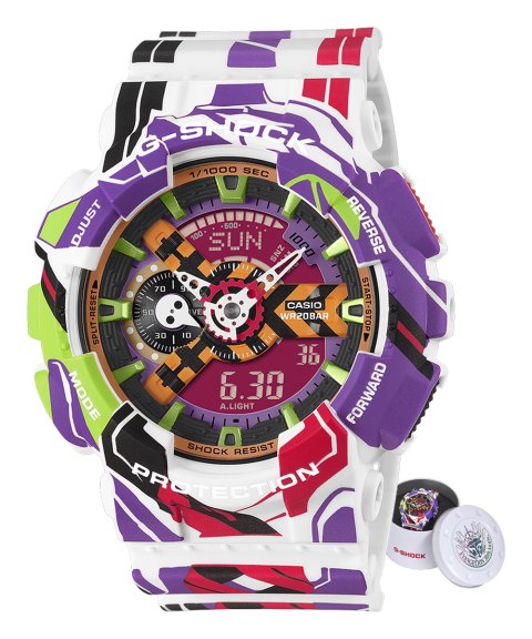 G-Shock Evangelion 30th Anniversary Relógio Special Edition Homem GA-110EVA30-7AER