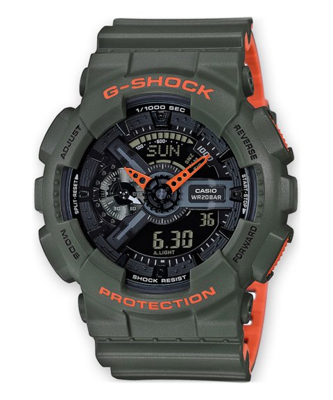 G-Shock Layered Neon Color Relógio Homem GA-110LN-3AER G-Shock Layered Neon Color Relógio Homem GA-110LN-3AER