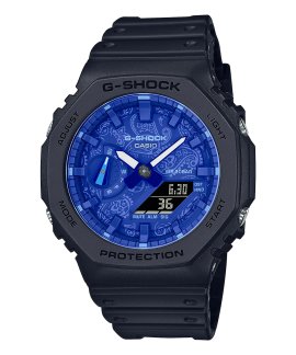 G-Shock Classic Style Blue Paisley Series Relógio Homem GA-2100BP-1AER